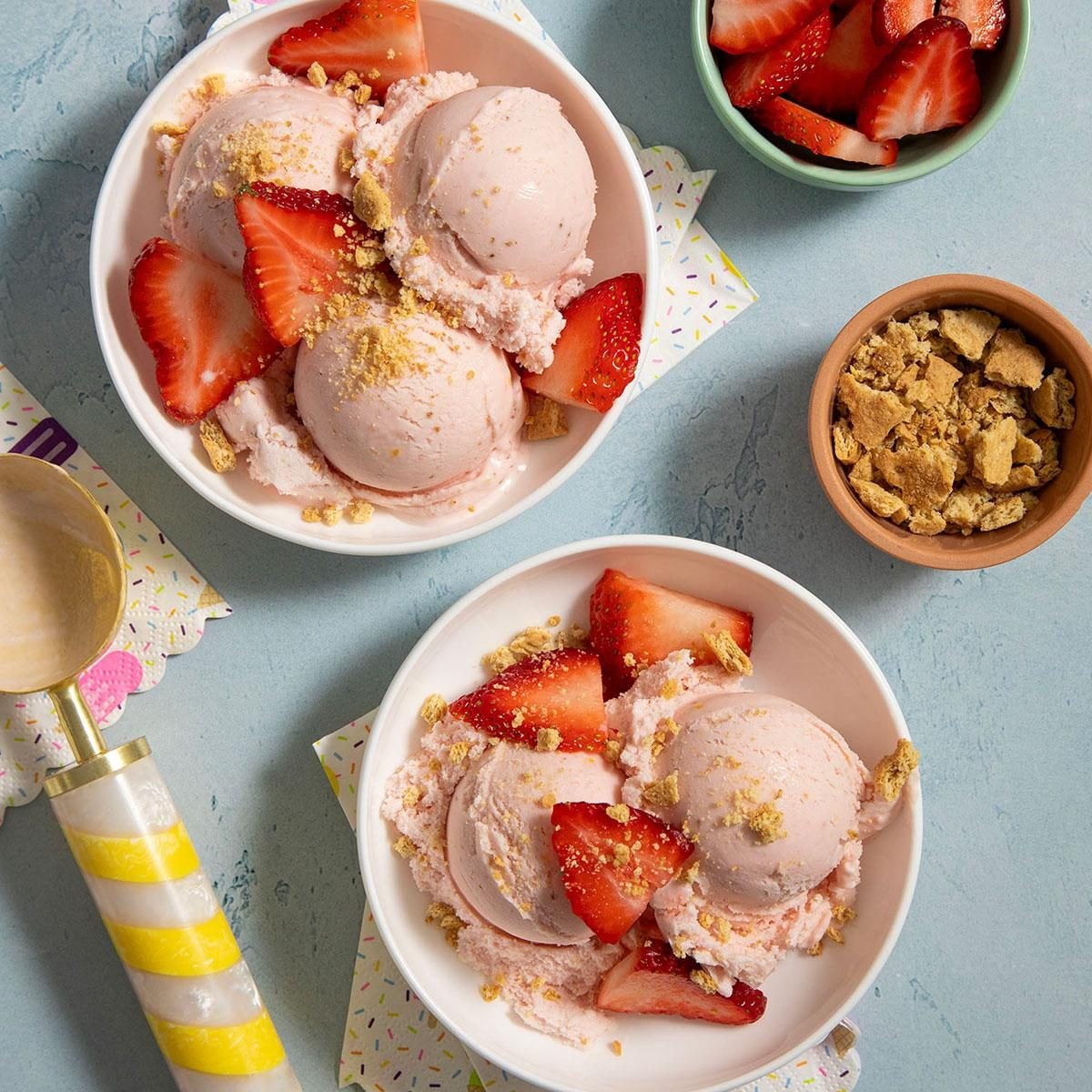 Master Homemade Strawberry Cheesecake Ice Cream in 40 Minutes